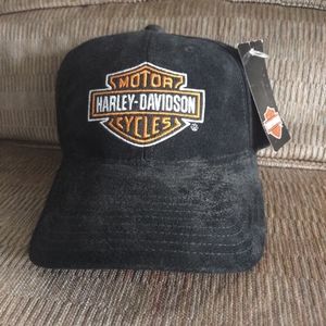 Harley Davidson hat suede
